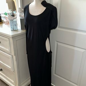 Minette size 3x black cutout long sleeved maxi dress EUC Super cute! Beach